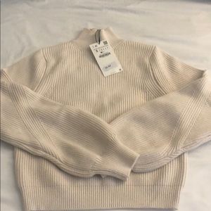 ZARA Knit Balloon Sleeve Sweater